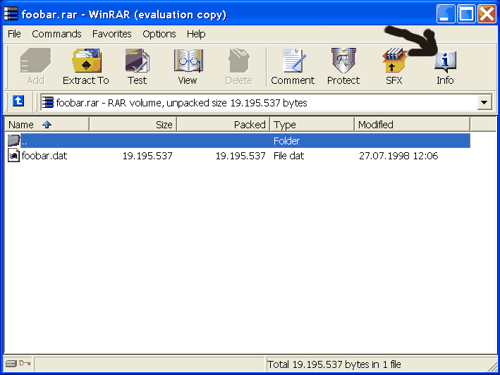 Winrar info