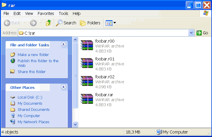 volume files